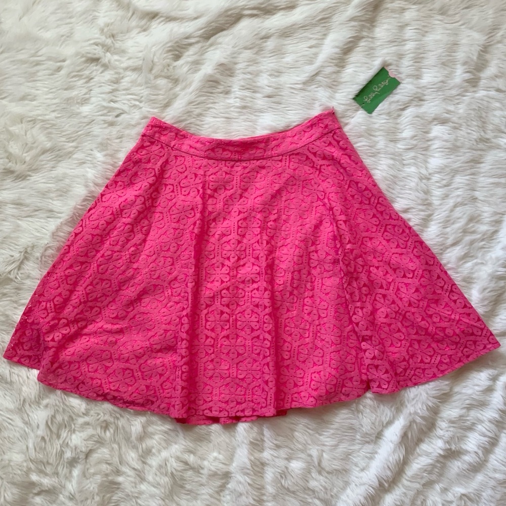 Lilly Pulitzer Meadow Skirt in Diasy Lane Lace